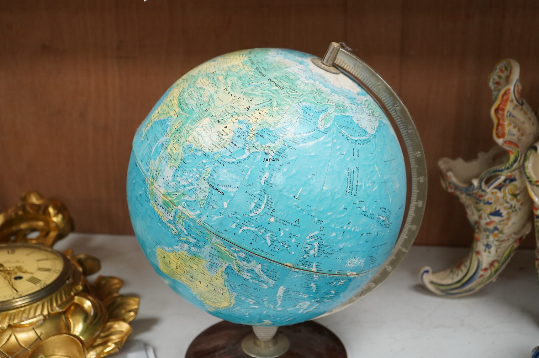 A Philips 12 inch globe, 1976, 41cm high